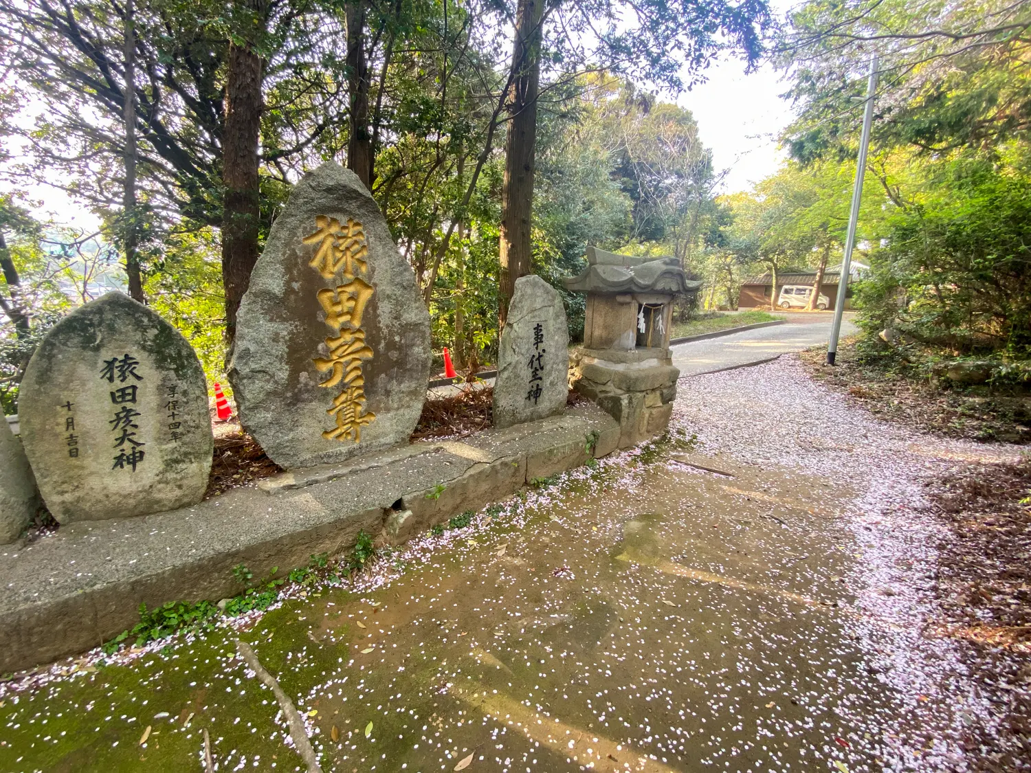 桜と神社で運気アップ 筑紫神社12