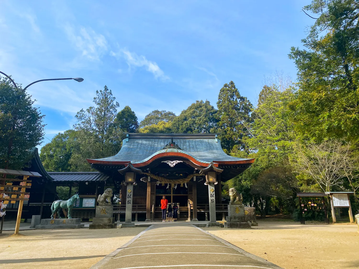 桜と神社で運気アップ 筑紫神社9