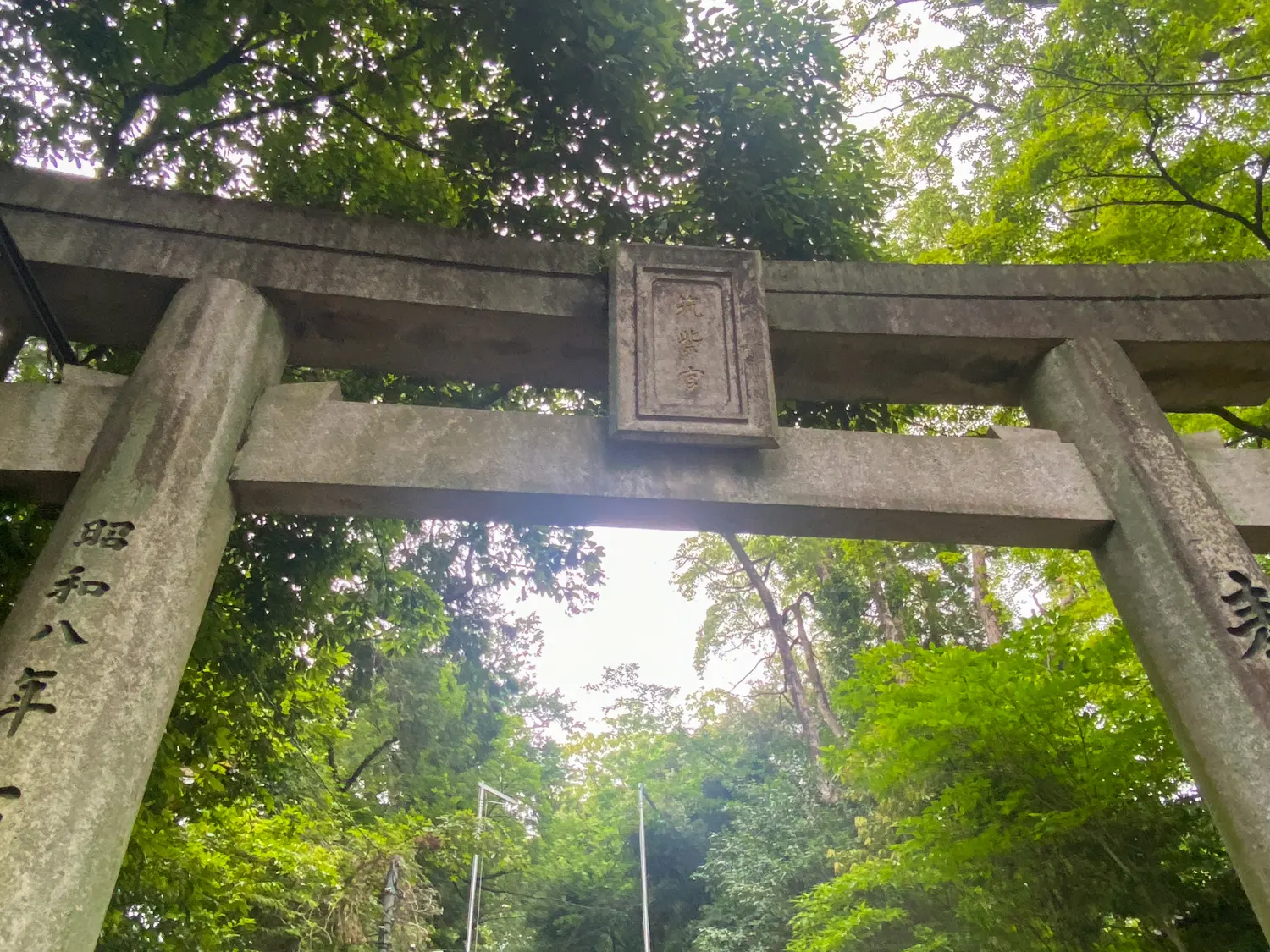 雨の日でもキレイな神社 筑紫神社3