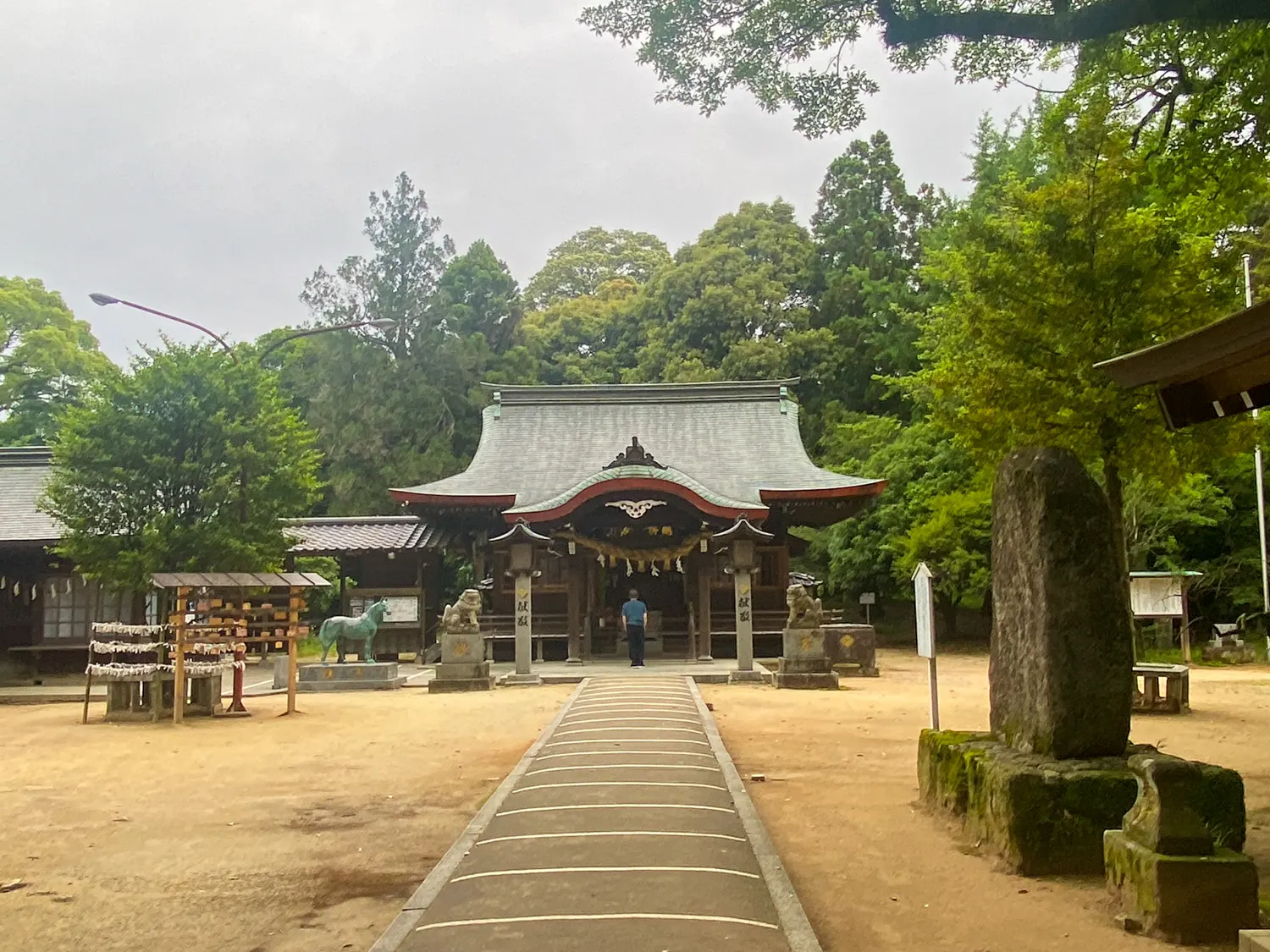 雨の日でもキレイな神社 筑紫神社5
