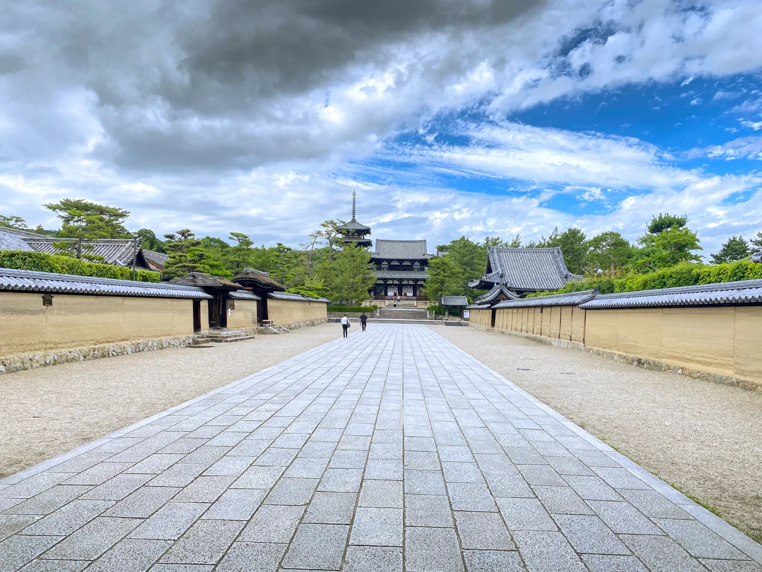 法隆寺は帰りもしっかり楽しむことができる100