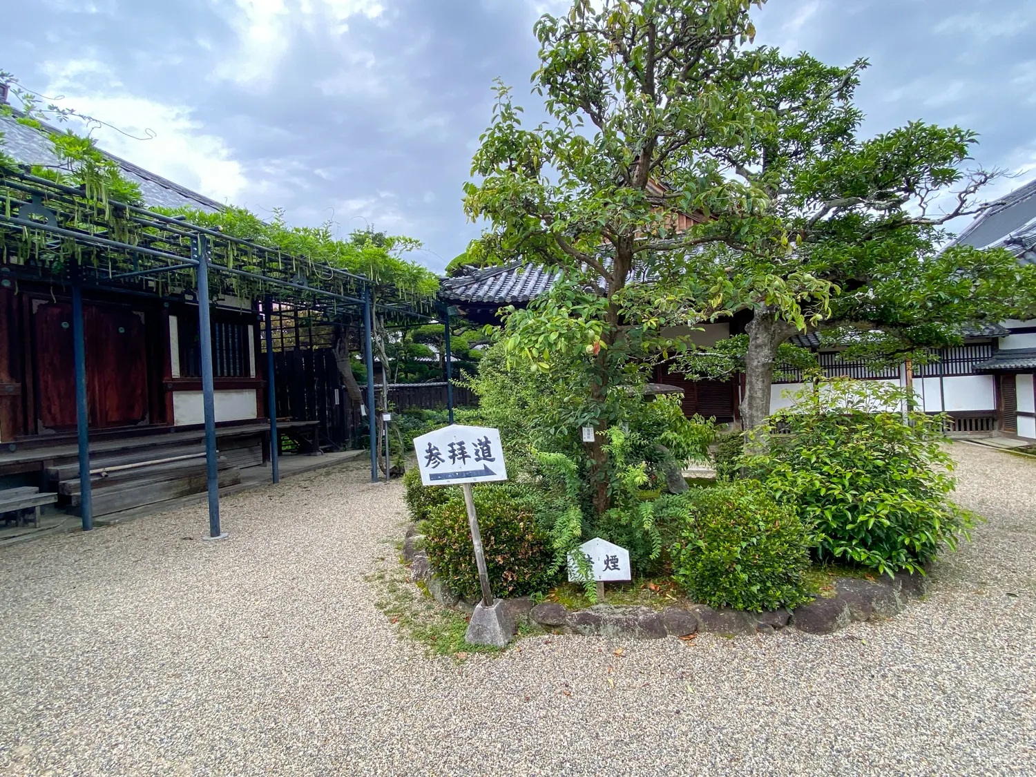 法隆寺でも特別な空間「中宮寺」85