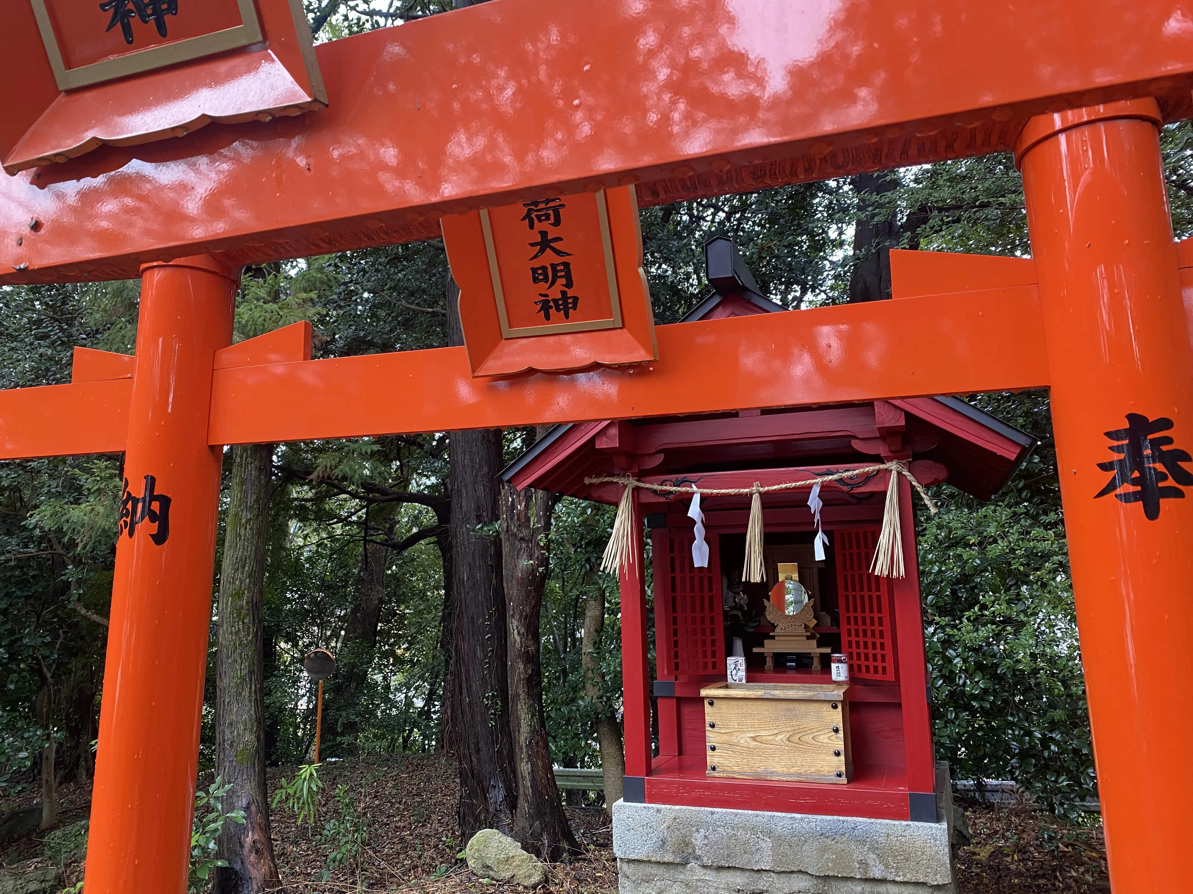 寒さが残る筑紫神社への参拝8