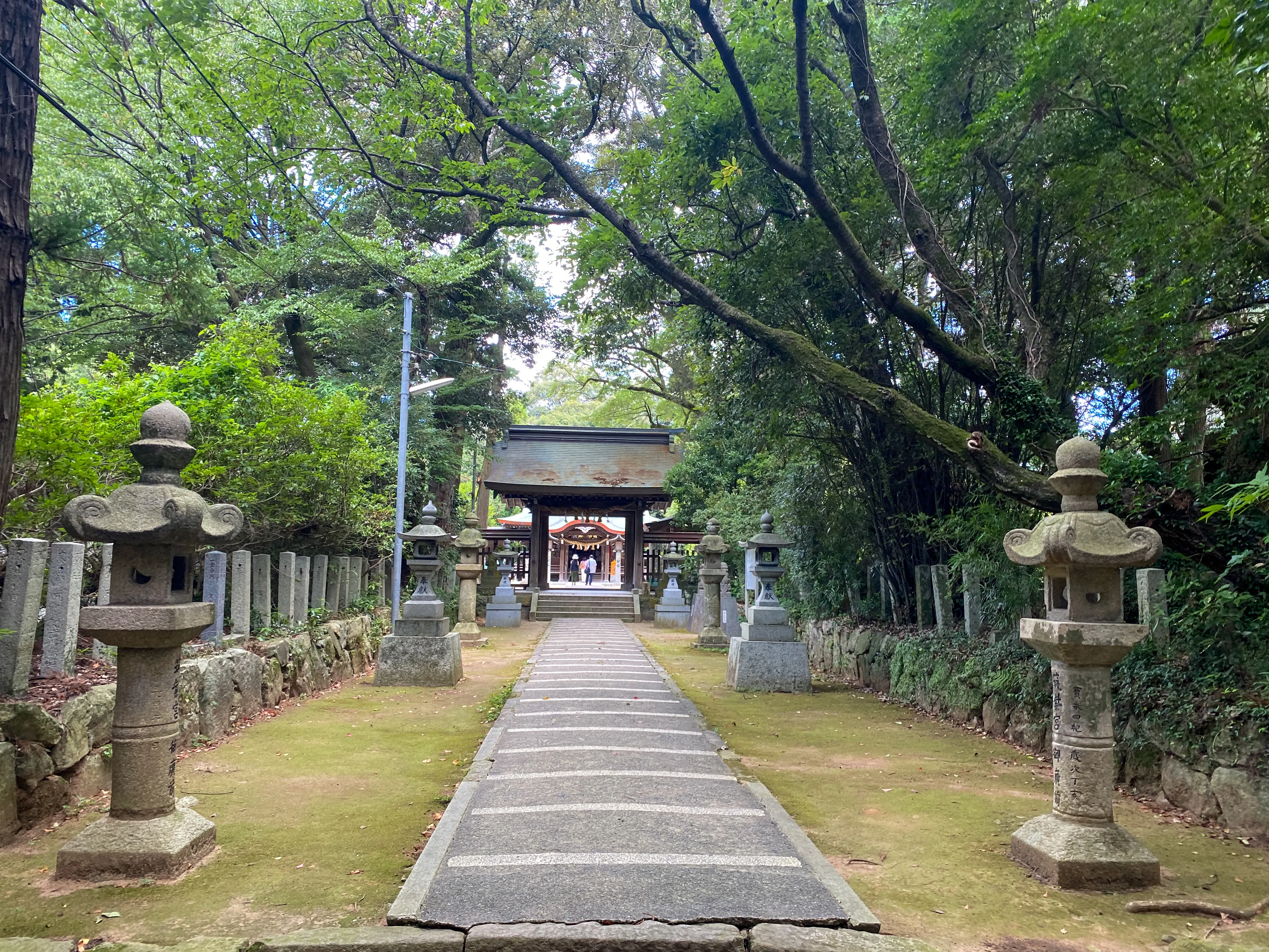 「筑紫神社」神門