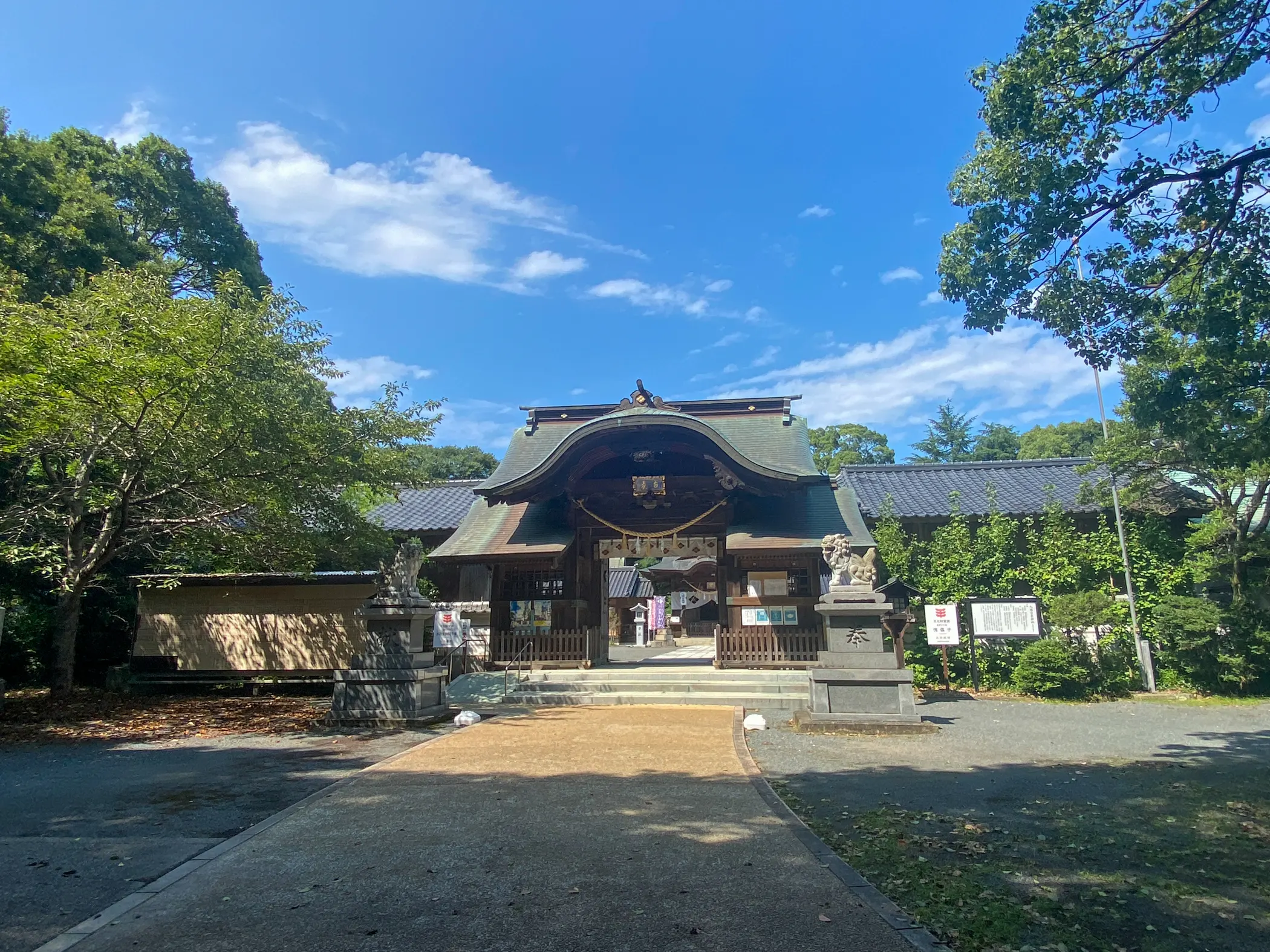 神相撲が行われる数少ない神社「八幡古表神社」
